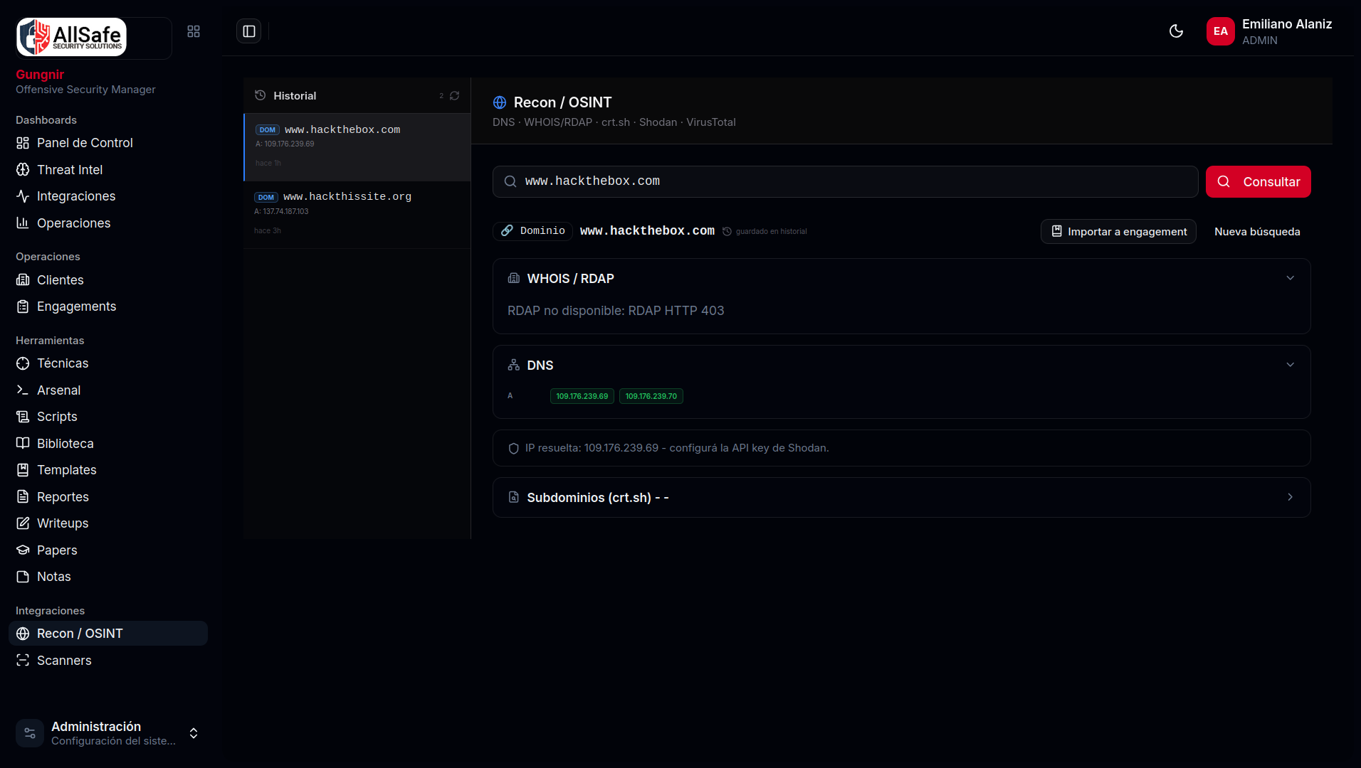 Recon OSINT
